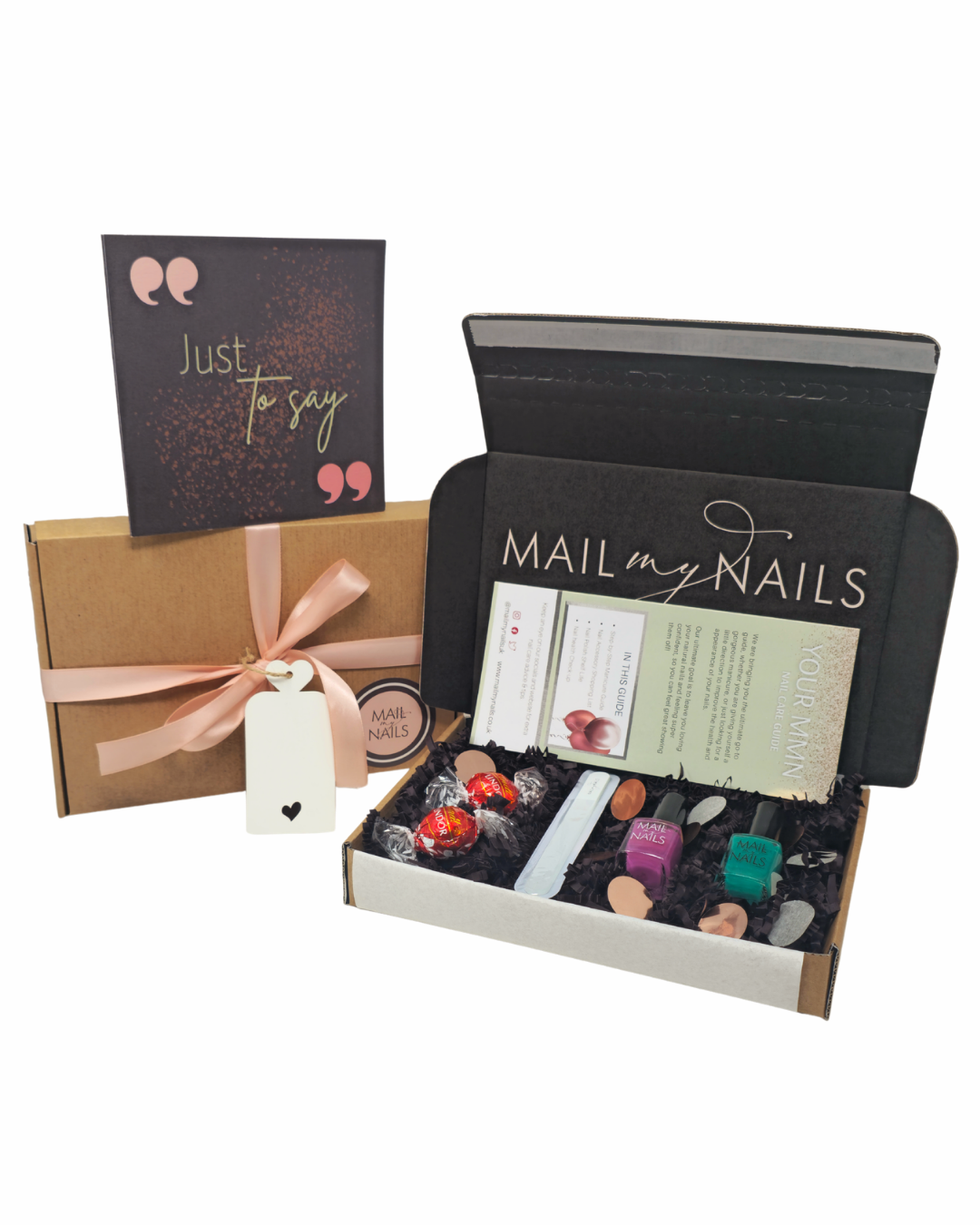 Retro 'Just to say' Nail Polish Gift Set