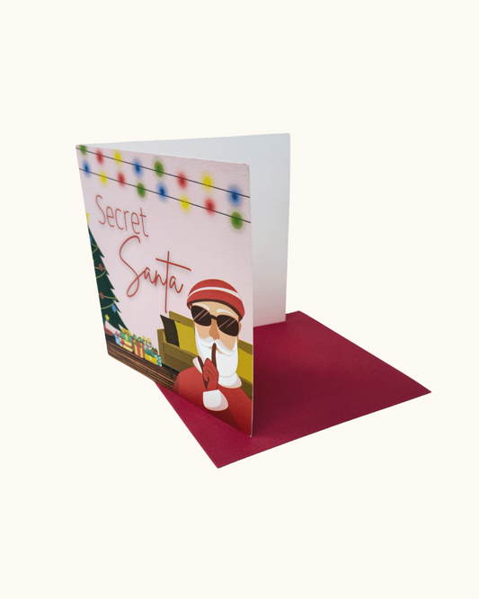 Secret Santa Greeting Card