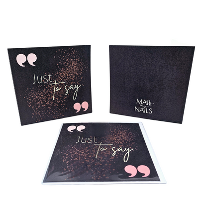 Just To Say Greeting Card