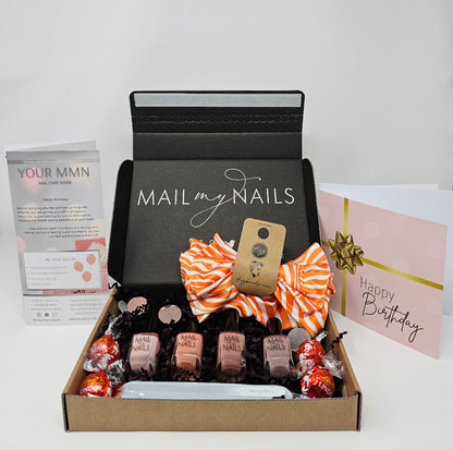 Pink Nude Birthday Nail Polish Gift Set